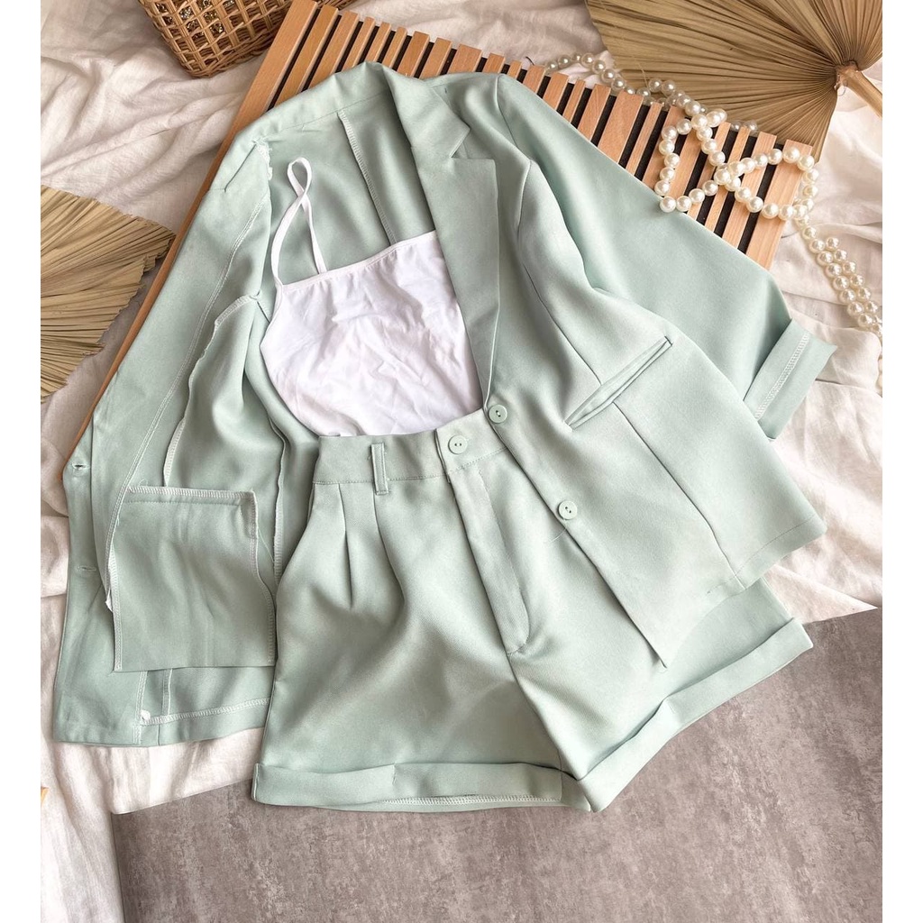 SET VEST SHORT 3 MÓN - ẢNH THẬT 100% | BigBuy360 - bigbuy360.vn