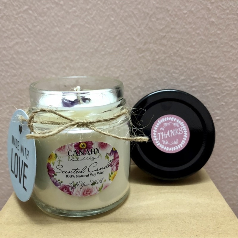 Hũ nến thơm tinh dầu 5 mùi hương