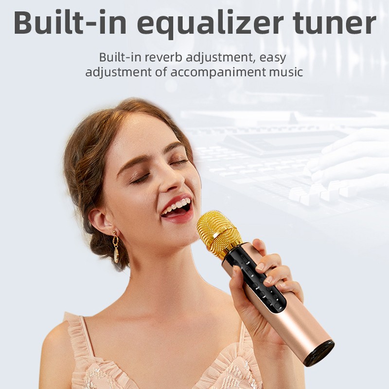 Micro Hát Karaoke Không Dây Bluetooth 5.0 K3