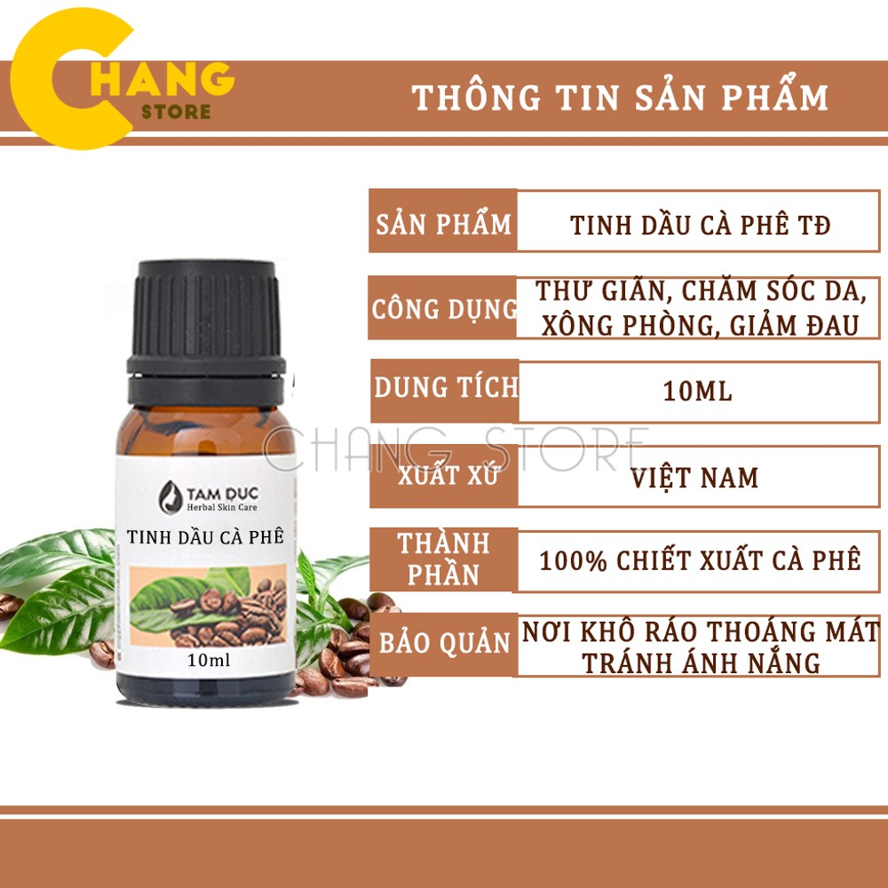 Tinh Dầu Cafe Nguyên Chất Đậm Đặc Tâm Đức 10ml