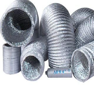 ống gió bạc|ống sun|ống thông gió|ống sun bạc mềm D350mm dài 8m