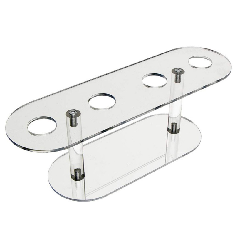 Giá Đỡ Trưng Bày Kem Ốc Quế 4 Lỗ Bằng Acrylic