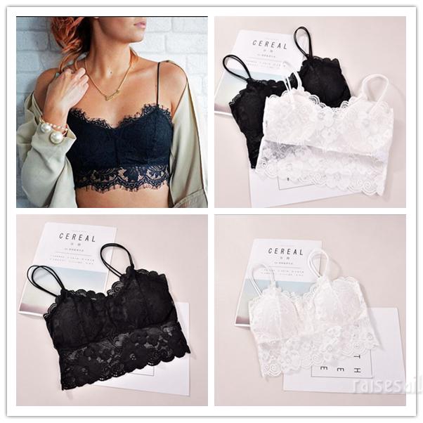 Áo nâng ngực phối ren hoa kèm mút gợi cảm cho nữ giới | BigBuy360 - bigbuy360.vn