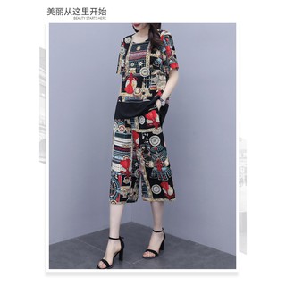 [SẴN] Set bộ đồ thun lửng thổ cẩm - ST006