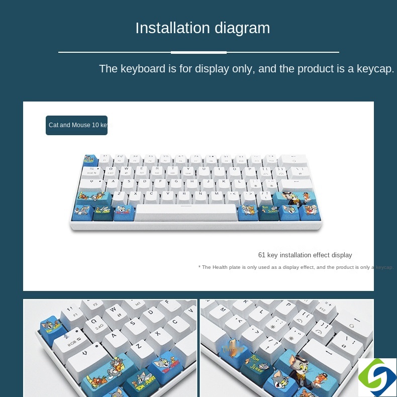 Bộ Bàn Phím Cơ OEM CMYK WIN / MAC 10 Phím Thay Thế Cho Halloween / Mario Anne pro2 Ajazz RK