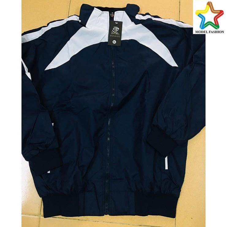 Chính hãng Áo khoác dù nam 2 lớp 2 mặt chống nước cao cấp Model-fashion BN93 Đỏ, Trắng