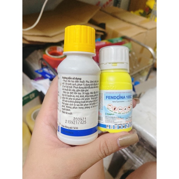 Combo Diệt Côn Trùng Hiệu Quả Map Cyper 100ml + Fendona 50ml