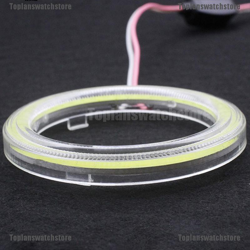 Đèn Pha LED COB SMD Hình Tròn Màu Trắng Chuyên Dụng Cho Xe Hơi