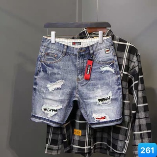 Quần short jean nam, quần đùi nam chất liệu bò cao cấp decoco36