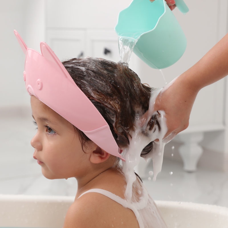 Mũ Gội Đầu Bằng Silicone Chống Thấm Nước Dành Cho Trẻ Em