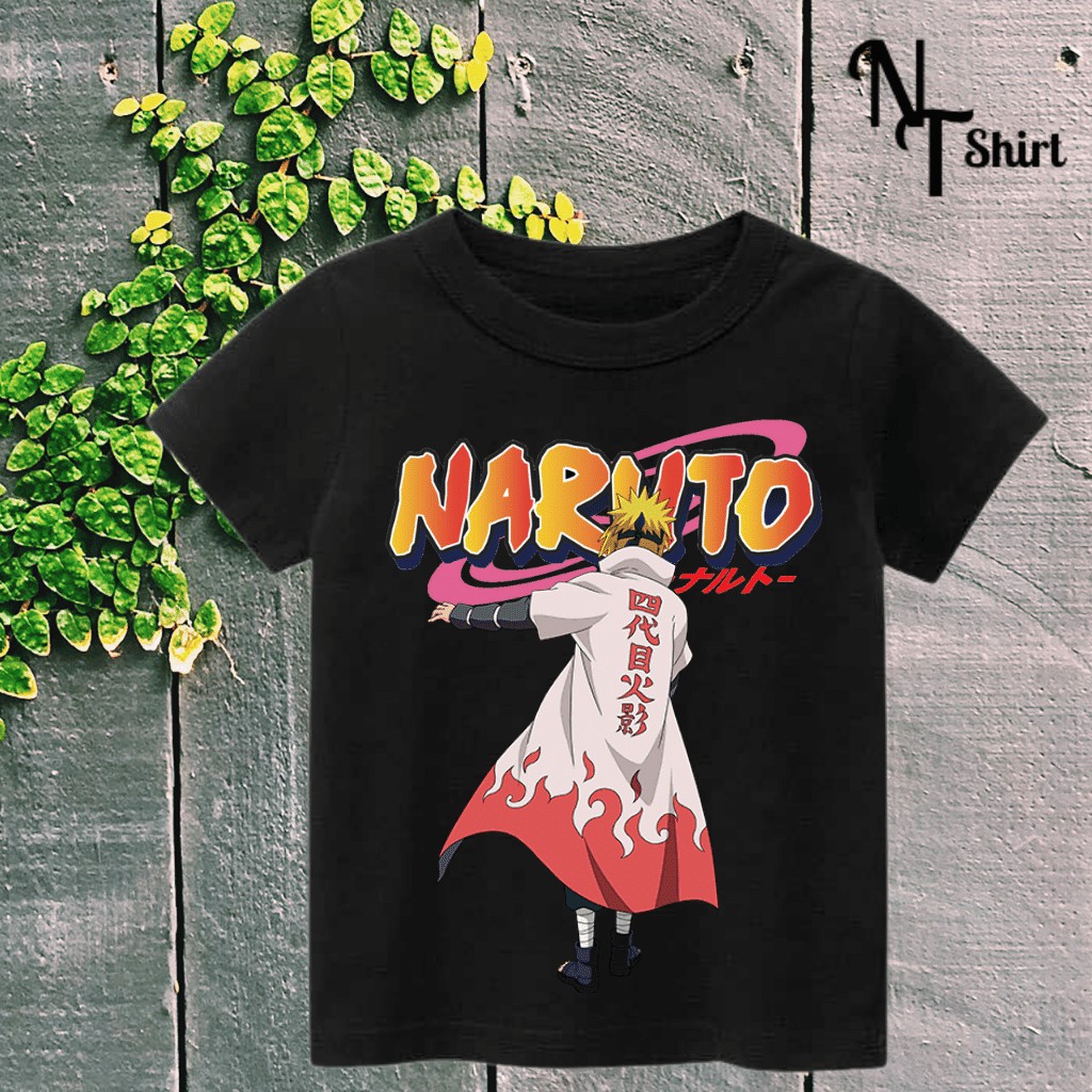 Áo thun bé trai in hình Uchiha itachi, Naruto, Kakashi, Áo cotton xịn mặc mát thoải mái 11