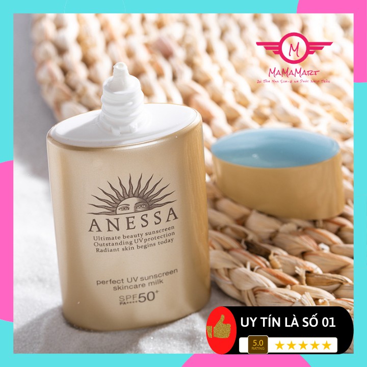 Kem chống nắng Anessa Perfect UV Nhật Bản SPF50+ 60ml ,bảo vệ và dưỡng ẩm da, phù hợp với mọi loại da | BigBuy360 - bigbuy360.vn