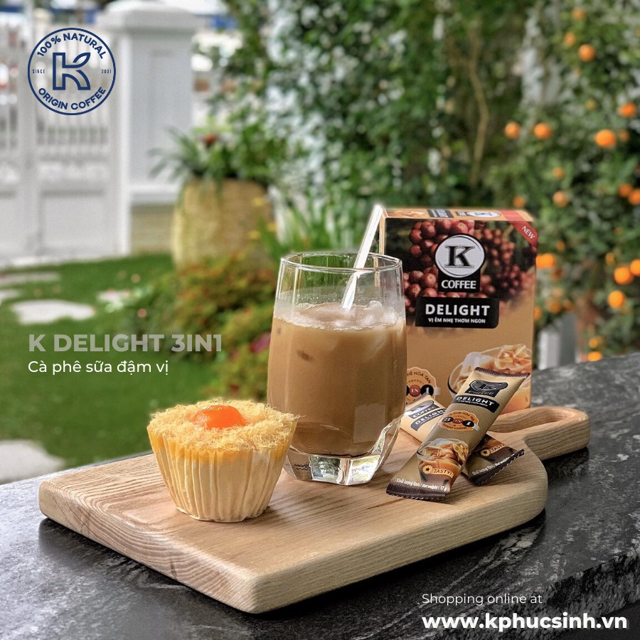 5 Gói Lẻ Cà Phê Hòa Tan K Coffee Delight 3in1 17g | BigBuy360 - bigbuy360.vn