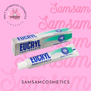 [SALE CUỐI NĂM]Kem Đánh Trắng Răng Hương Bạc Hà Eucryl Toothpaste Freshmint 62g