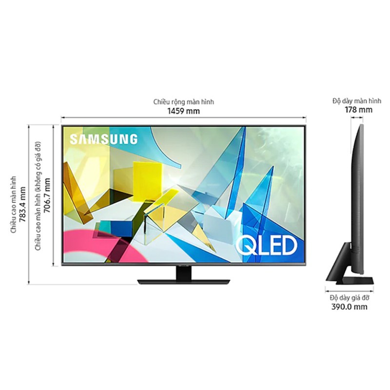 4K Tivi QLED Smart Samsung 55 inch 55Q80T