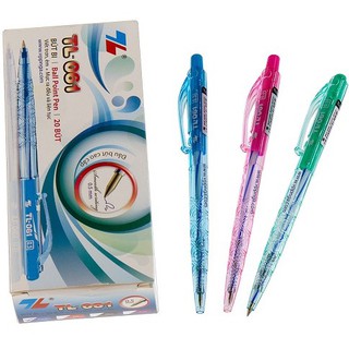 Bút bi TL061 xanh  (Bộ 3 cây)