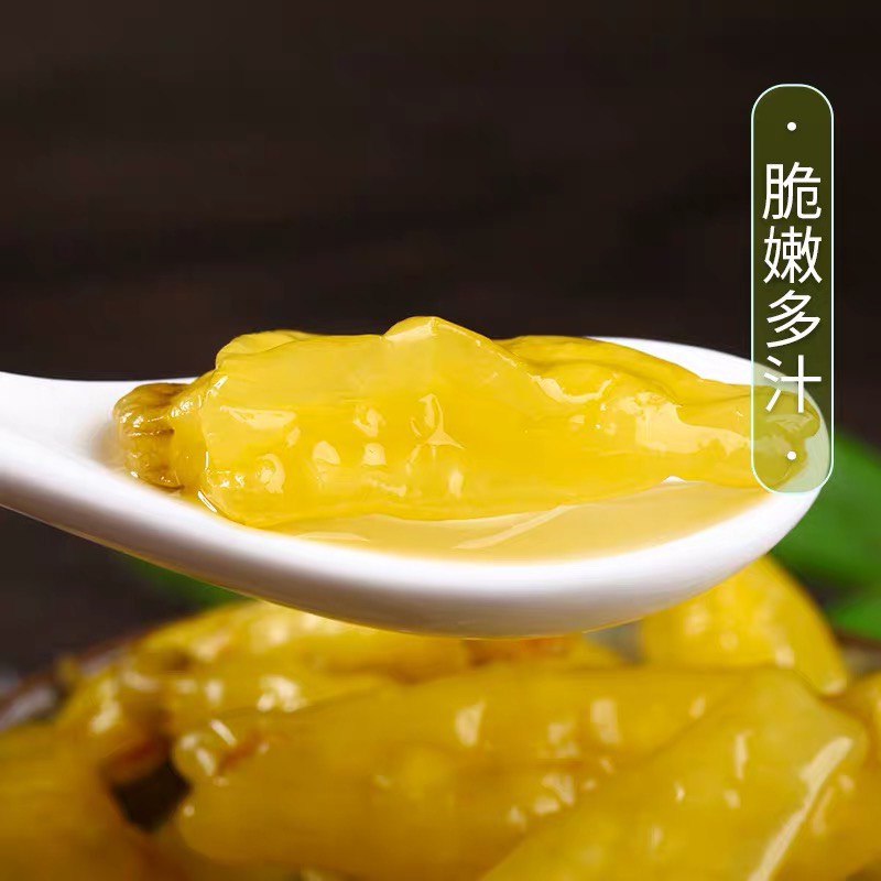 Ớt Xanh Ngâm Tứ Xuyên cay giòn ngon túi 1kg