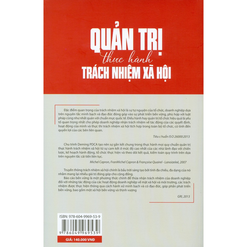 Sách - Quản Trị Thực Hành Trách Nhiệm Xã Hội | BigBuy360 - bigbuy360.vn