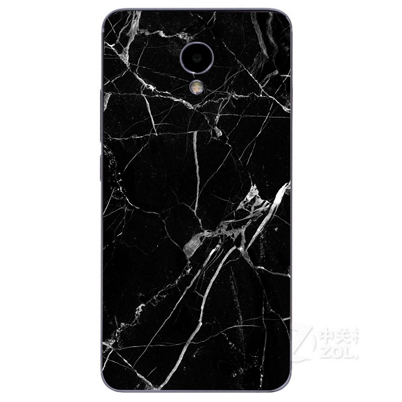 Black Marble stone style silicone cover Meizu M3 M5 Note M5s M5c M6T C9 Pro Note 8 9 Phone Case