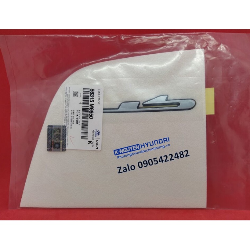 Logo chữ GT dán xe Kia Cerato đời mới 2022 - Mã số: 86315M6650