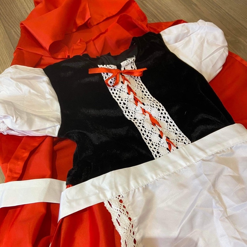 Bộ đồ hoá trang bé gái Halloween Cô bé quàng khăn đỏ