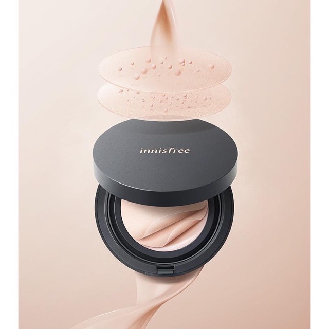 🤩Phấn Nước Che Phủ Cao➖Bền Màu➖Kiềm Dầu Innisfree Light Fit Cushion SPF33 PA++ ❌Trọng lượng:14g, Không kèm lõi thay thế