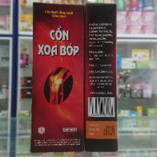 Cồn xoa bóp