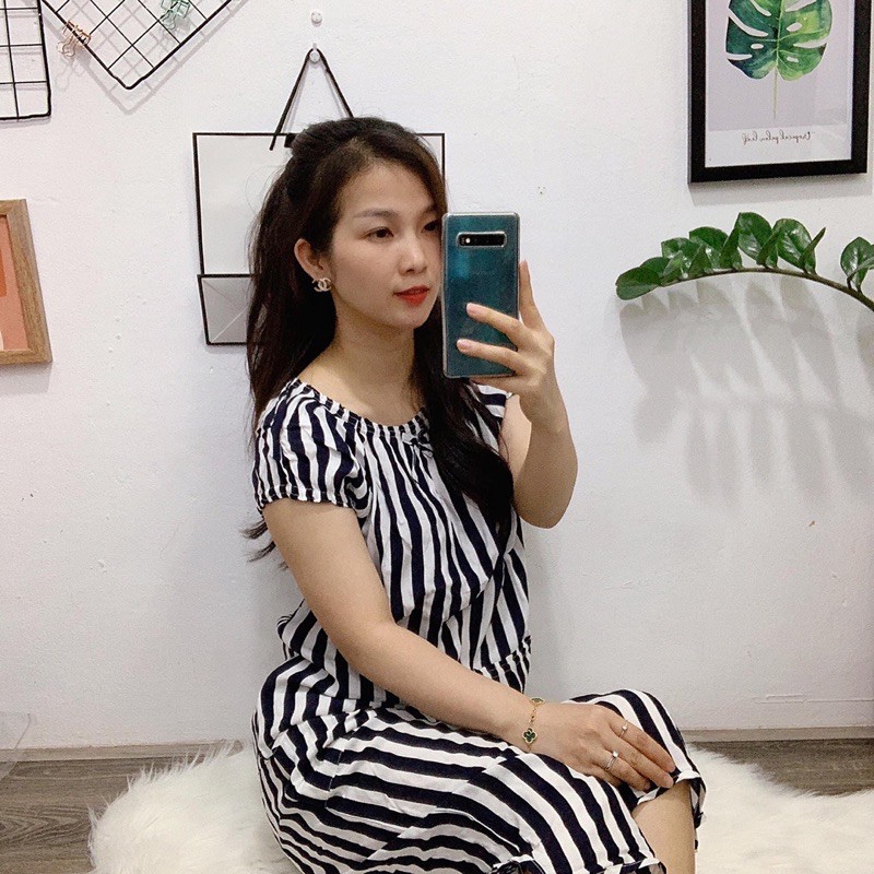 Bộ lanh (Royan) lửng chun cổ chất lanh chuẩn đẹp VT