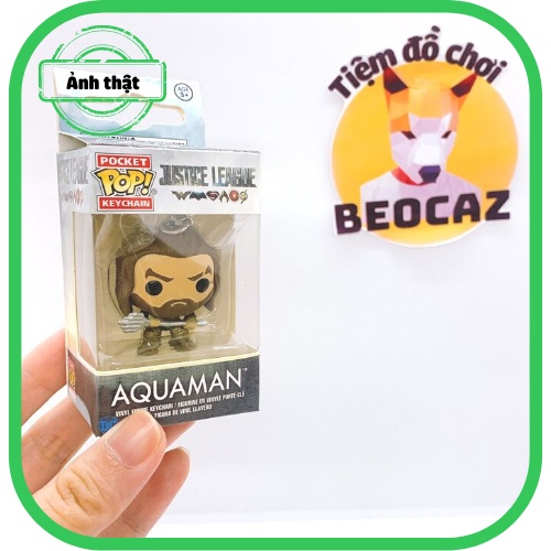 [Full Box] [Tặng Hộp Bảo Vệ] Móc khoá Funko dễ thương Aquaman Đế vương Alantic Liên Minh Công Lý Justice League DC