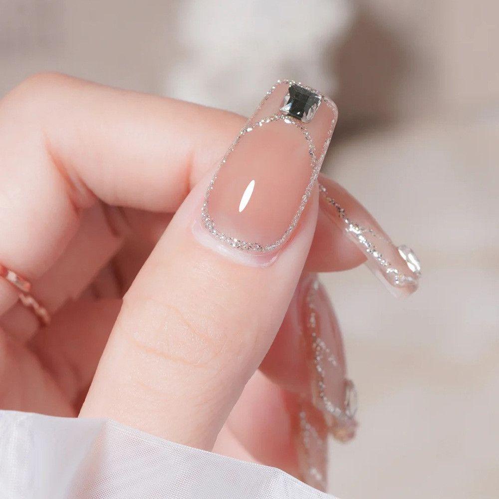 Miếng Dán Trang Trí Móng Tay Tháo Rời Được Hình Vuông / Bướm
