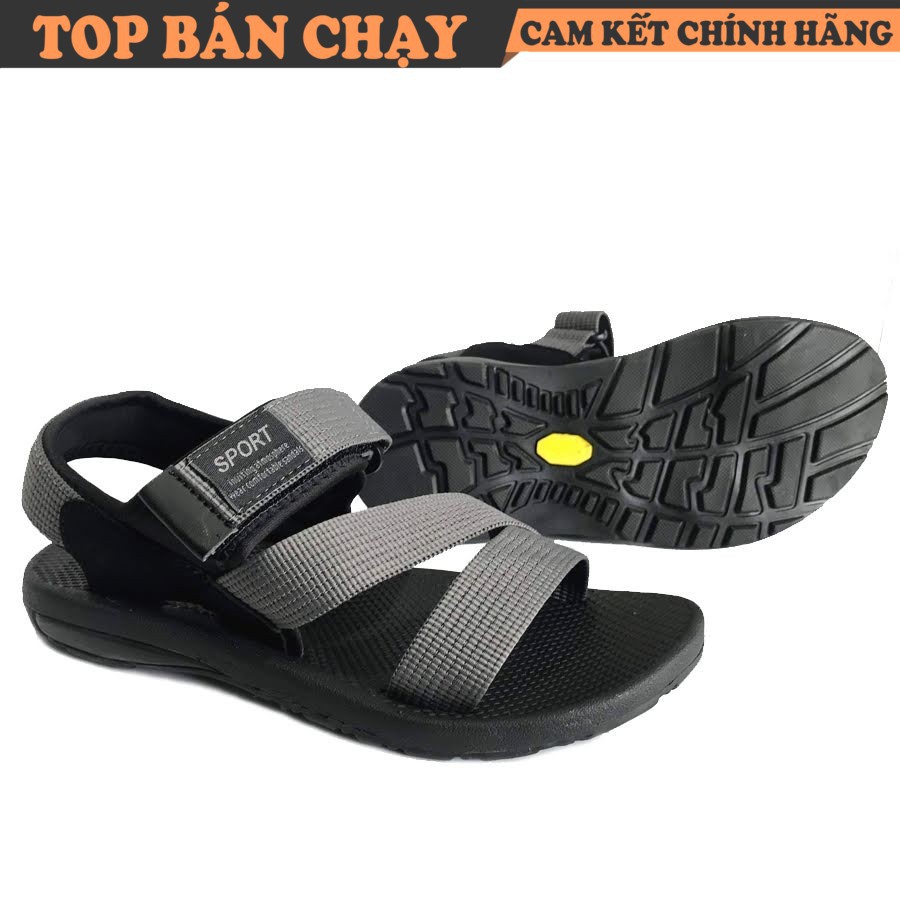 Giày xăng đan nữ quai chéo vải dù cotton RV871G - Sandal nữ Rova
