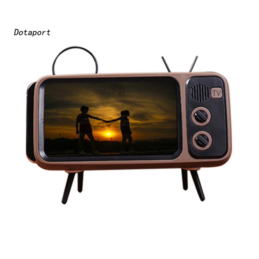 Giá Đỡ Điện Thoại Hình TV Phong Cách Retro