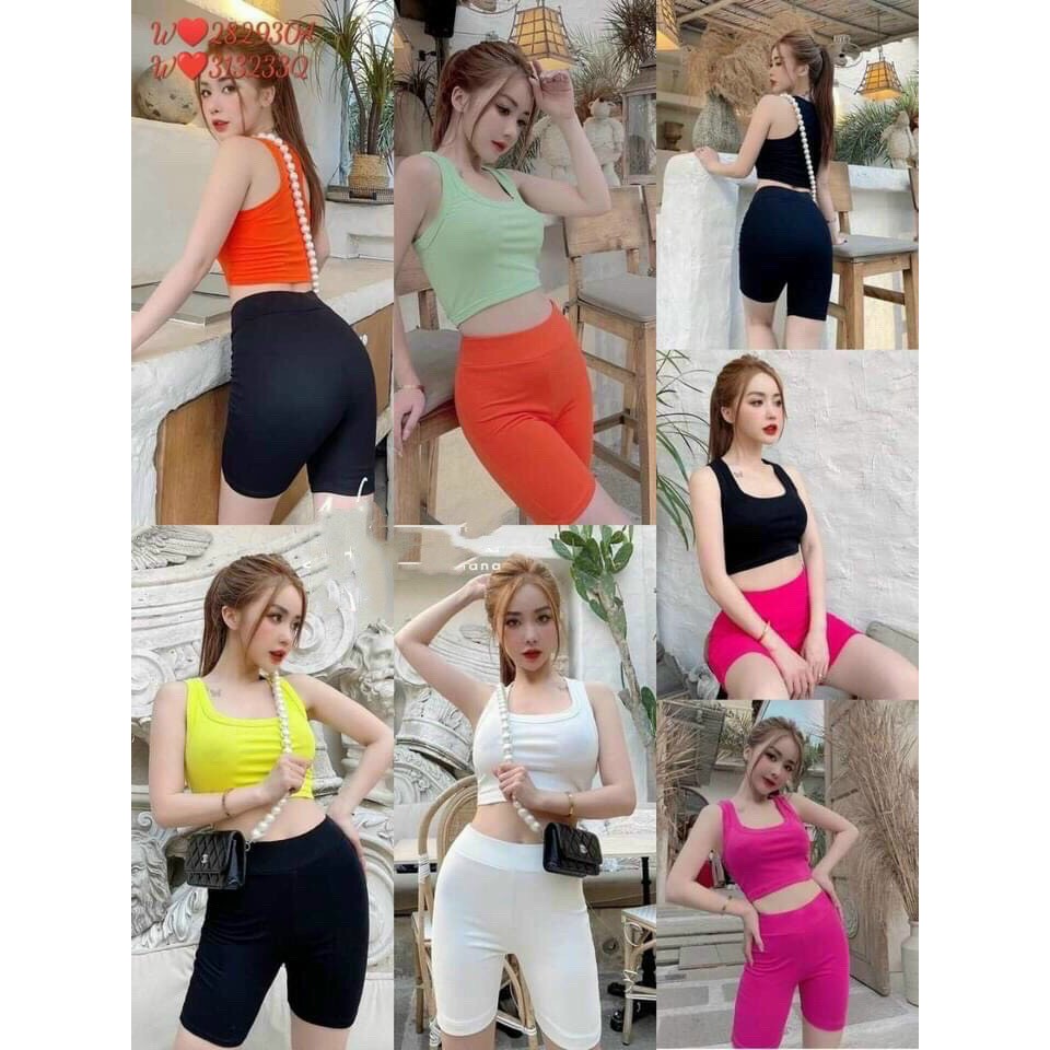 [Mã SKAMFSW175 giảm 10K đơn 50K] Áo ba lỗ dáng croptop chất cotton