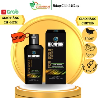 Dung dịch vệ sinh nam Ironman 120g dịu nhẹ ,hương bạc hà ,mang lại cảm giác the mát ,sạch sẽ cả ngày