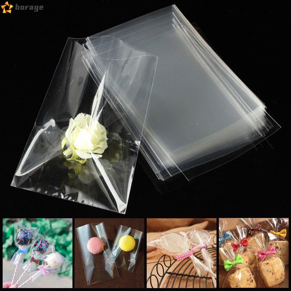 Set 100 Túi Nhựa Trong Suốt Đựng Kẹo Đa Năng Tiện Dụng