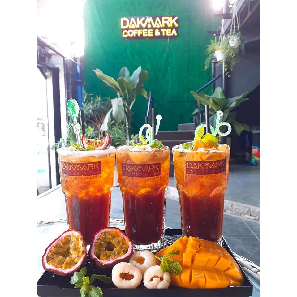 Trà Chanh Dây hạt Chia hòa tan Dakmark 200g