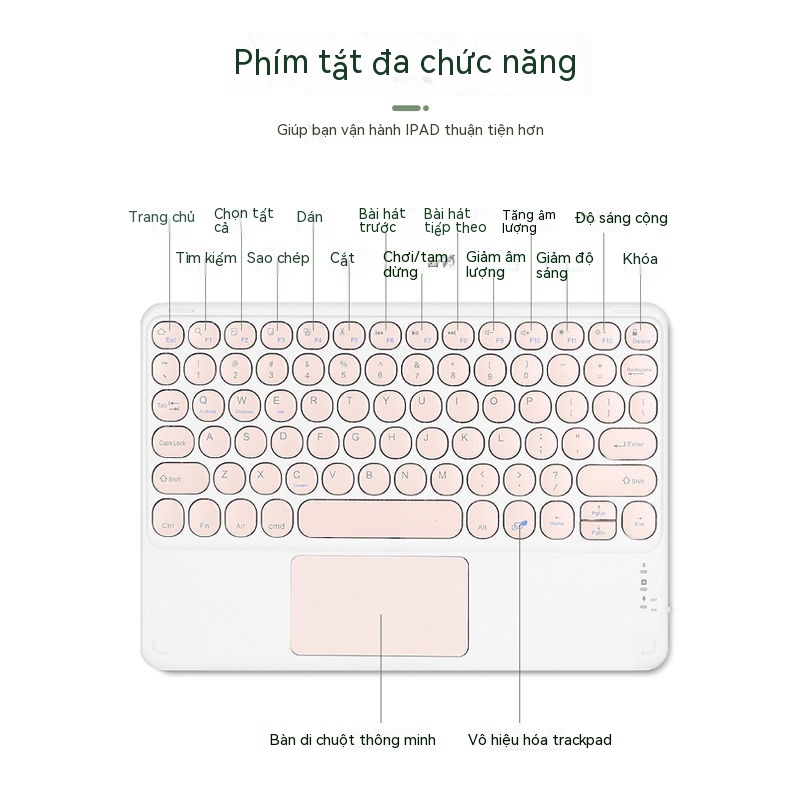 Thông Dụng Phong Cách Mới Cho Văn Phòng Chơi Game Laptop bàn phím Bluetooth Không Dây