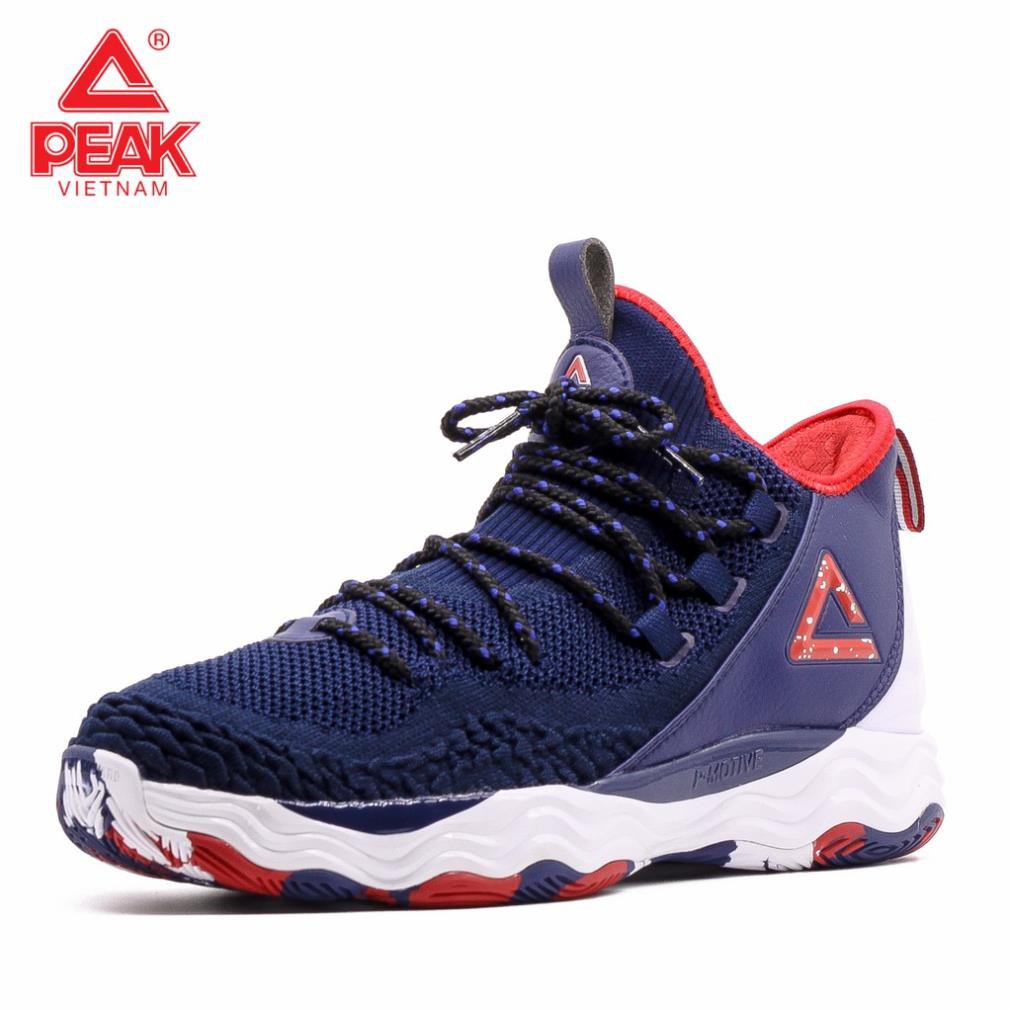 Giày bóng rổ PEAK Dwight Howard 4 E84013A – Xanh Navy mới NEW new . :