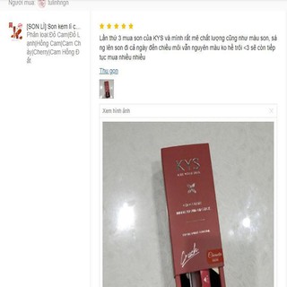 Son Kem Lì Chocolate Khử Chì Kys Crush