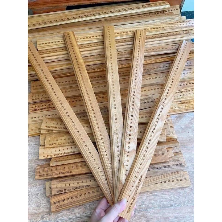 Thước gỗ sồi 30/50/60cm