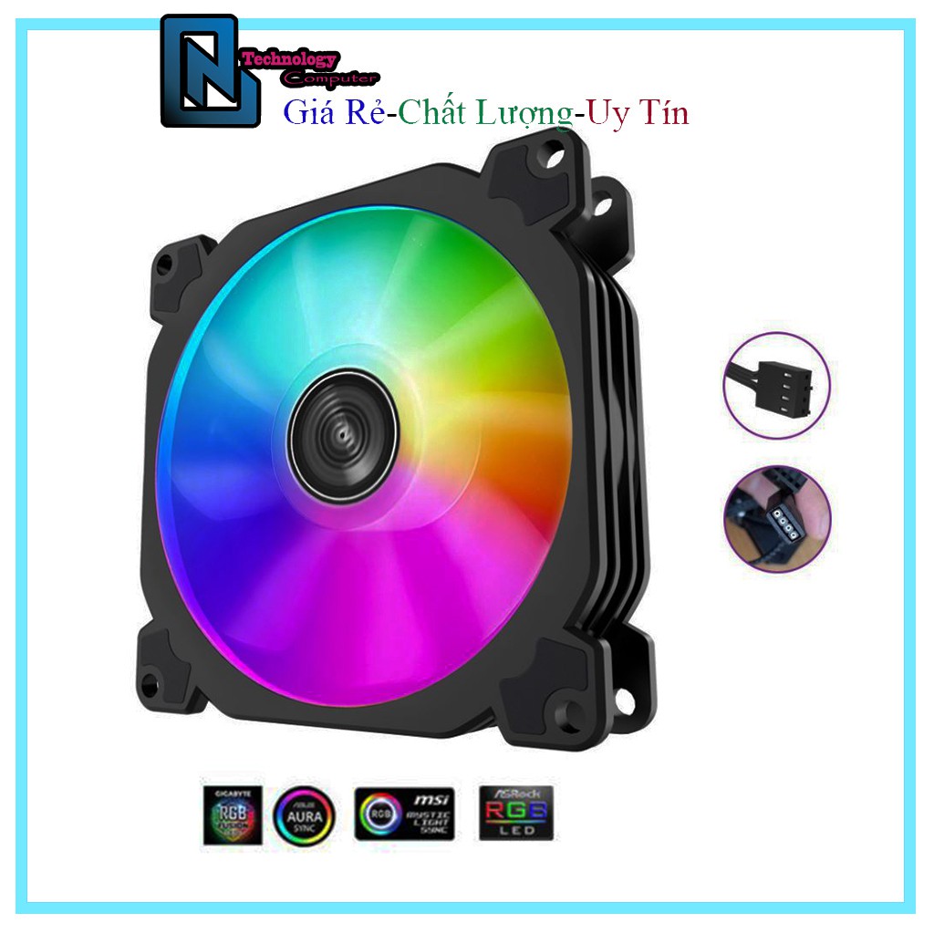 Quạt tản nhiệt Jonsbo FR-925 RGB 92mm Chân Điều Khiển RGB 4 Pin Và Chân Điều Khiển Quạt 4 Pin