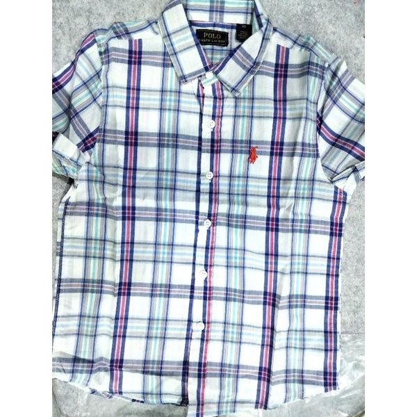 Áo sơ mi sọc bé trai