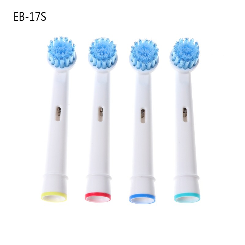 Set 4 đầu bàn chải điện mềm thay thế EB-17S cho Oral B