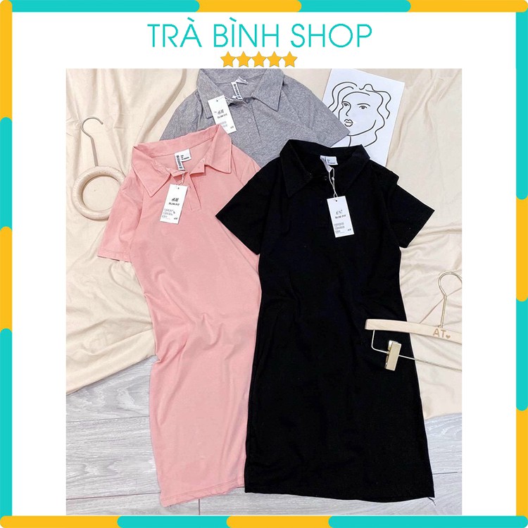 Đầm Body Cổ Polo 3 Màu Pastel Váy Dáng Ôm Ngắn Tay Ulzzang Xinh Xắn | BigBuy360 - bigbuy360.vn