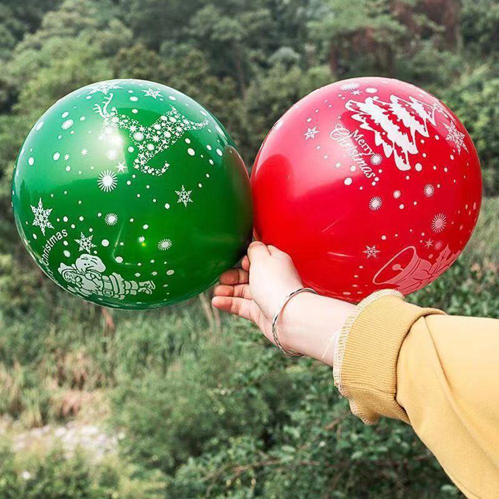 Bong Bóng In Họa Tiết Giáng Sinh Độc Đáo Xinh Xắn Cho Bé