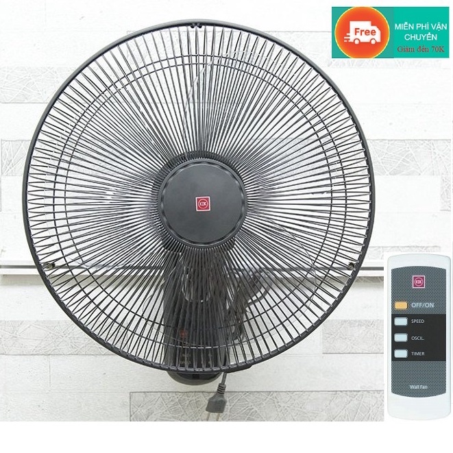 Quạt Treo Tường KDK M40M (Đen) Có Remote - Hàng Chính Hãng (Miễn Phí Giao Hàng Trong TP HCM )