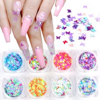 [Hàng mới về] 1 Hộp phụ kiện kim sa trang trí móng tay nghệ thuật