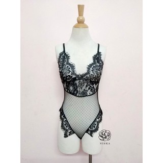 Bodysuit ren đen - Mã BS103