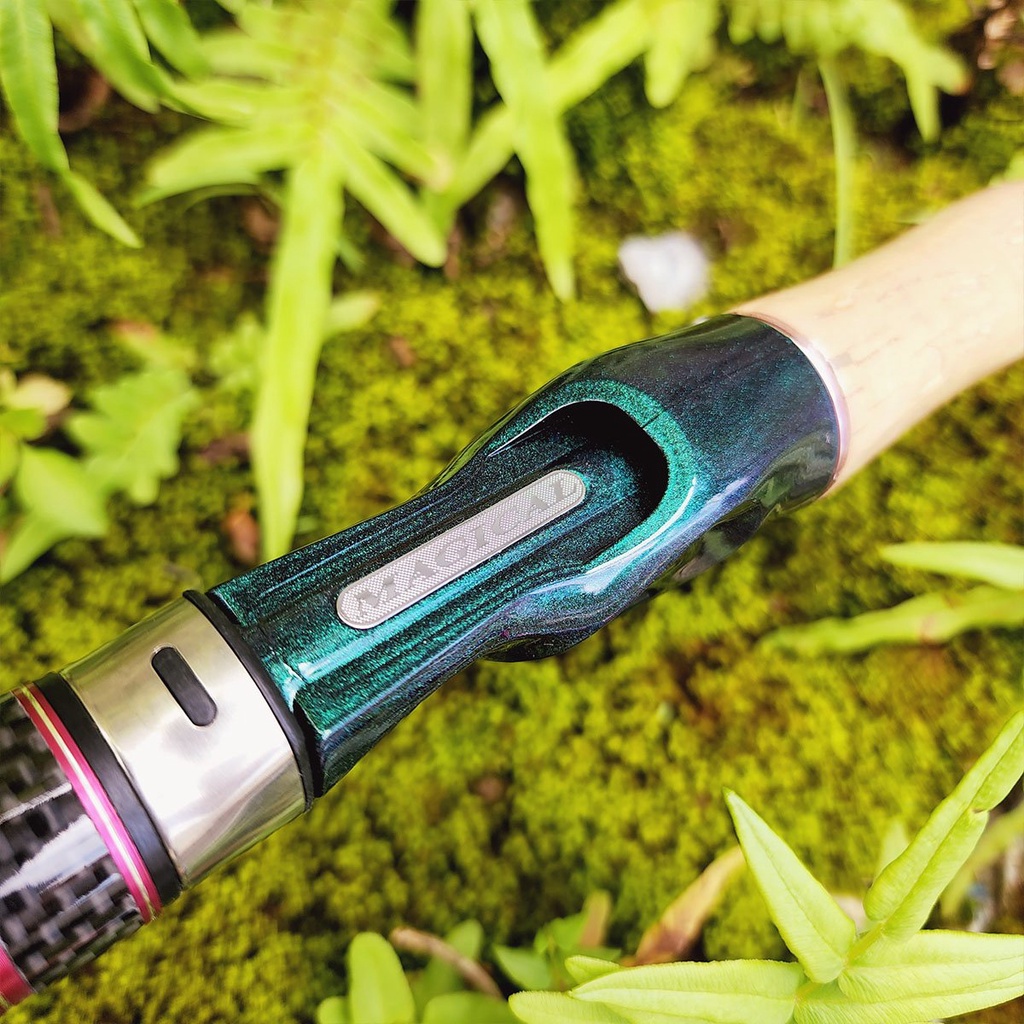 Cần câu lure máy ngang và máy đứng Titan FHARD BAITS đầu bu chống xoắn CM25
