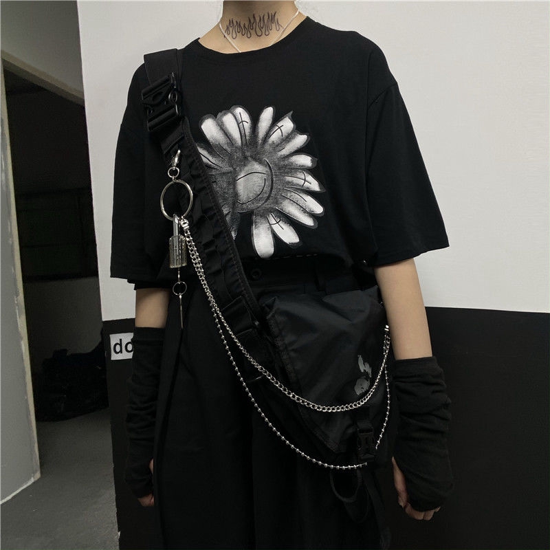 Dây xích đeo thắt lưng nhiều lớp phong cách thời trang đường phố hip hop 16125